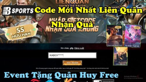 Code liên quân mới nhất quý I năm 2023 