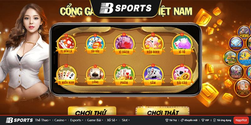 Top 3 hình thức game bài đổi thưởng trực tuyến có tại Bsports