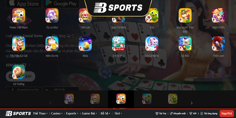 List game poker vn zingplay đa dạng, vui chơi miễn phí