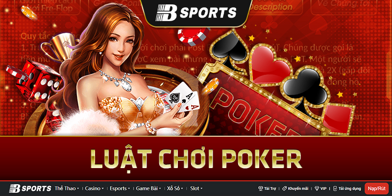 Luật chơi bài poker