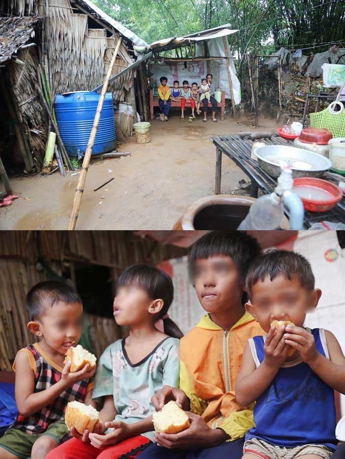 Ngôi nhà tạm bợ của 5 mẹ con