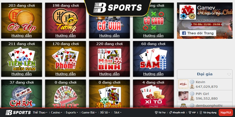 Thư viện gamevh độc đáo và đa dạng
