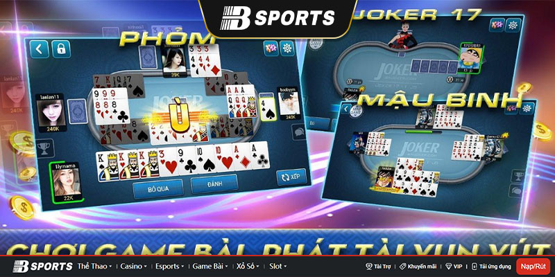 Tổng hợp về những game bài hot nhất 2023