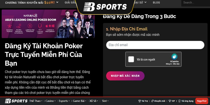 Đăng ký n8 poker