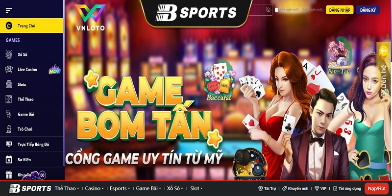 Cổng game bài online vnloto đảm bảo sự uy tín